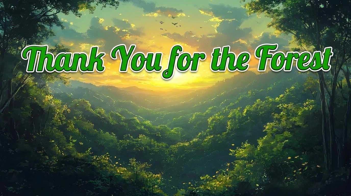 Thank You For The Forest